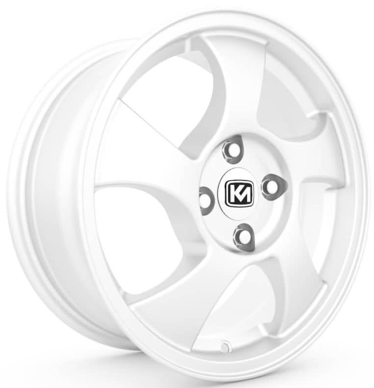 R1 Wheels 15 inç 4*100 ET35 Beyaz Jant Takımı (J-1239)