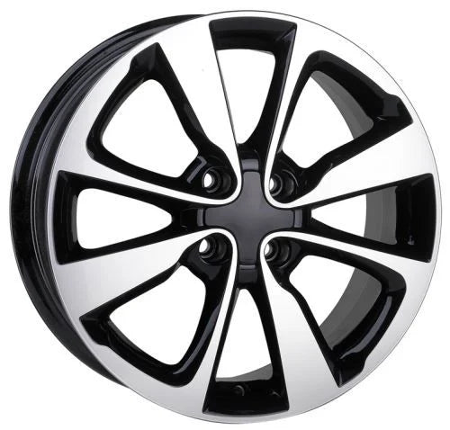 R1 Wheels 15 inç 4*100 ET35 Siyah Jant Takımı (J-3161) - KolayOto