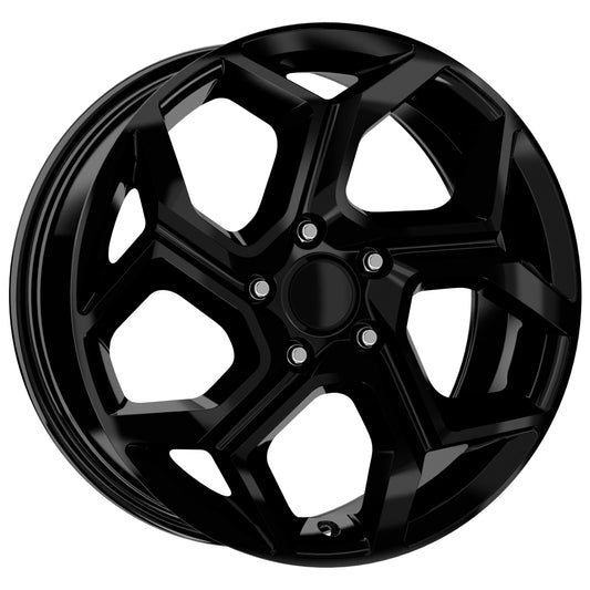 R1 Wheels 17 inç 4*108 ET40 Parlak Siyah Jant Takımı (J-856) - KolayOto