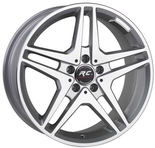 R1 Wheels 18 inç 5*112 ET38 Metalik Gri Jant Takımı (J-3694)