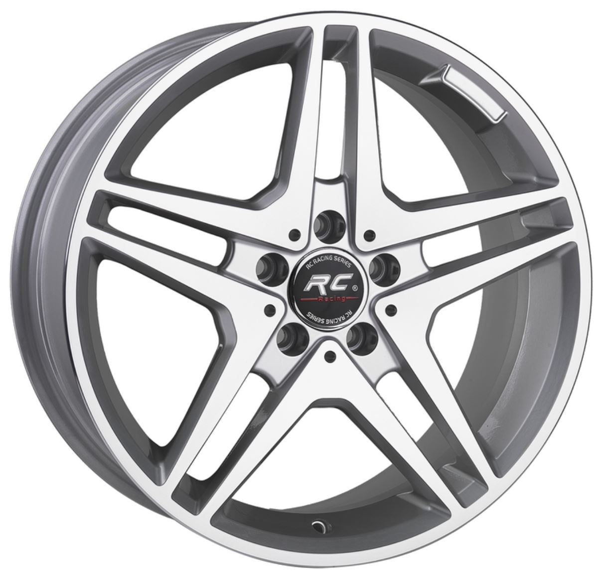 R1 Wheels 18 inç 5*112 ET38 Metalik Gri Jant Takımı (J-3694) - KolayOto