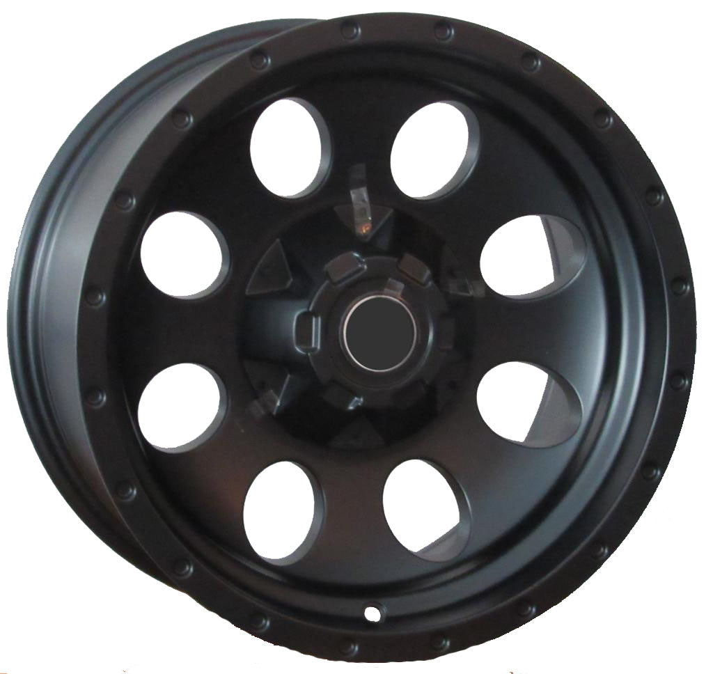 R1 Wheels 16 inç 5*114.3 ET15 Parlak Siyah Jant Takımı (J-1240) - KolayOto