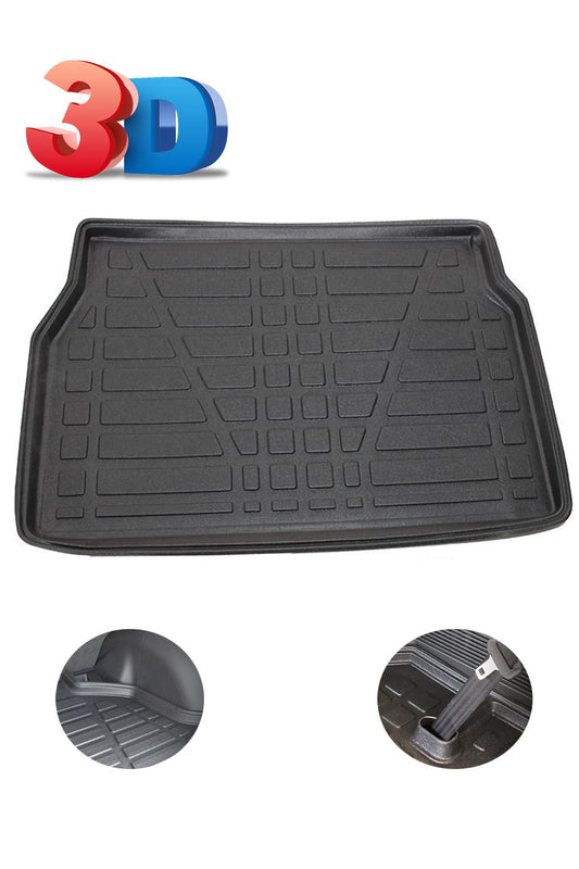 Liner Togg T10X 2023+ Uyumlu 3D Bagaj Havuzlu Siyah Oto Paspas Takımı - KolayOto