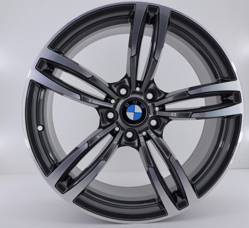 R1 Wheels 19 inç 5*120 ET37 Füme Jant Takımı (J-1003) - KolayOto