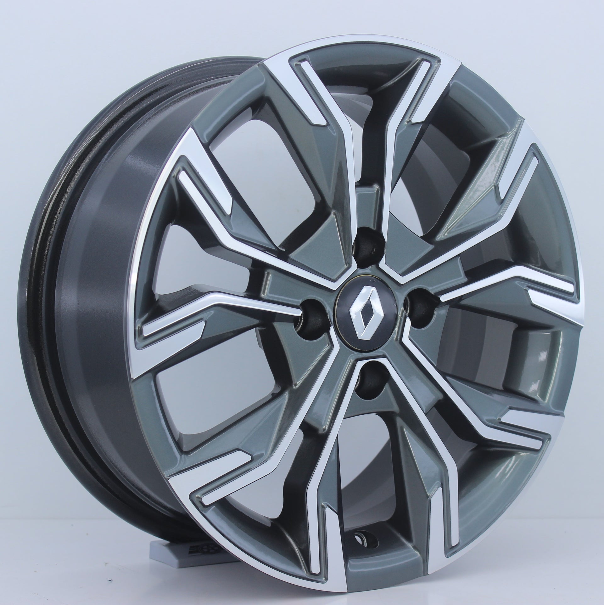 R1 Wheels 15 inç 4*100 ET35 Füme Jant Takımı (J-1352) - KolayOto
