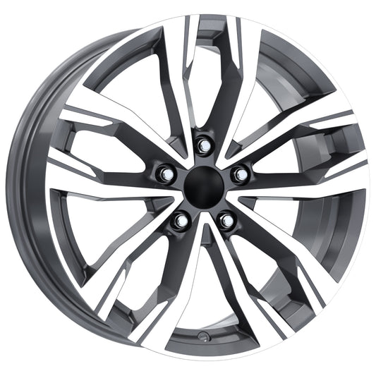 R1 Wheels 18 inç 5*114 ET40 Füme Jant Takımı (J-4292)