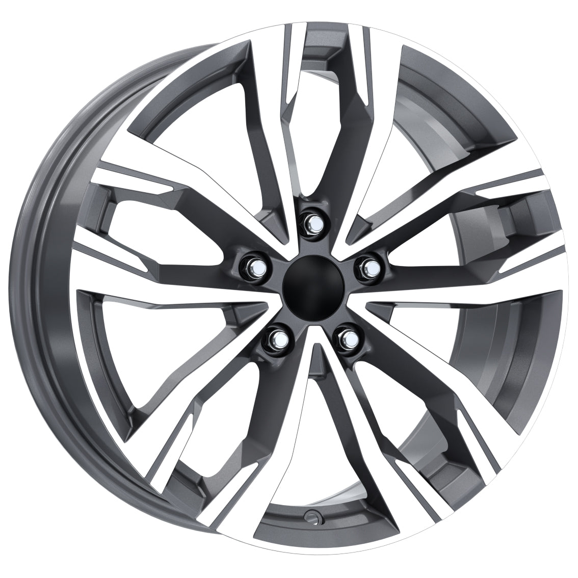 R1 Wheels 18 inç 5*114 ET40 Füme Jant Takımı (J-4292)