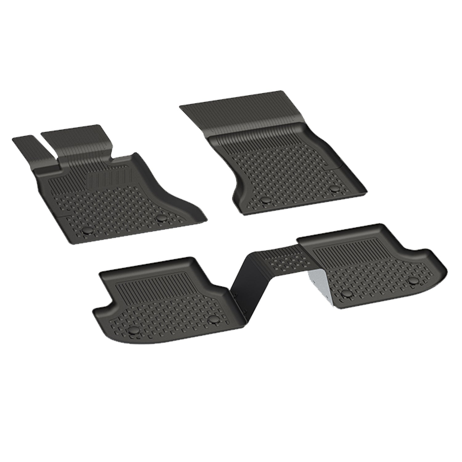 Sahler BMW 5 Serisi F10 2013-2016 Uyumlu 4.5D Havuzlu Siyah Oto Paspas Takımı - KolayOto