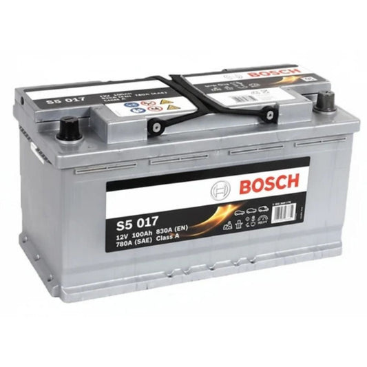 Bosch S5 017 12V 100 Ah 830A (EN) Akü
