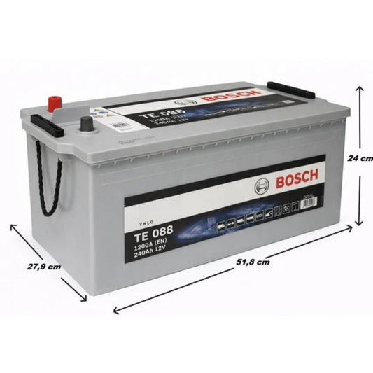 Bosch TE 088 EFB Start-Stop 240 Ah 1200A (EN) Akü Modelleri
