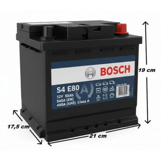 Bosch S4 E80 EFB Start-Stop 12V 55 Ah 540A (EN) Akü Modelleri