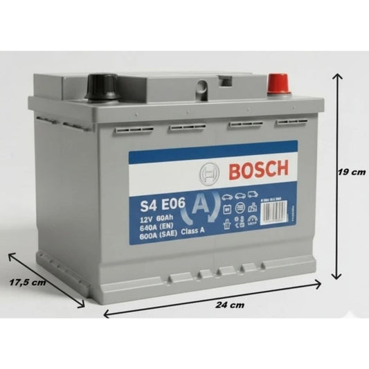 Bosch S4 E06 EFB Start-Stop 12V 60 Ah Akü Modelleri