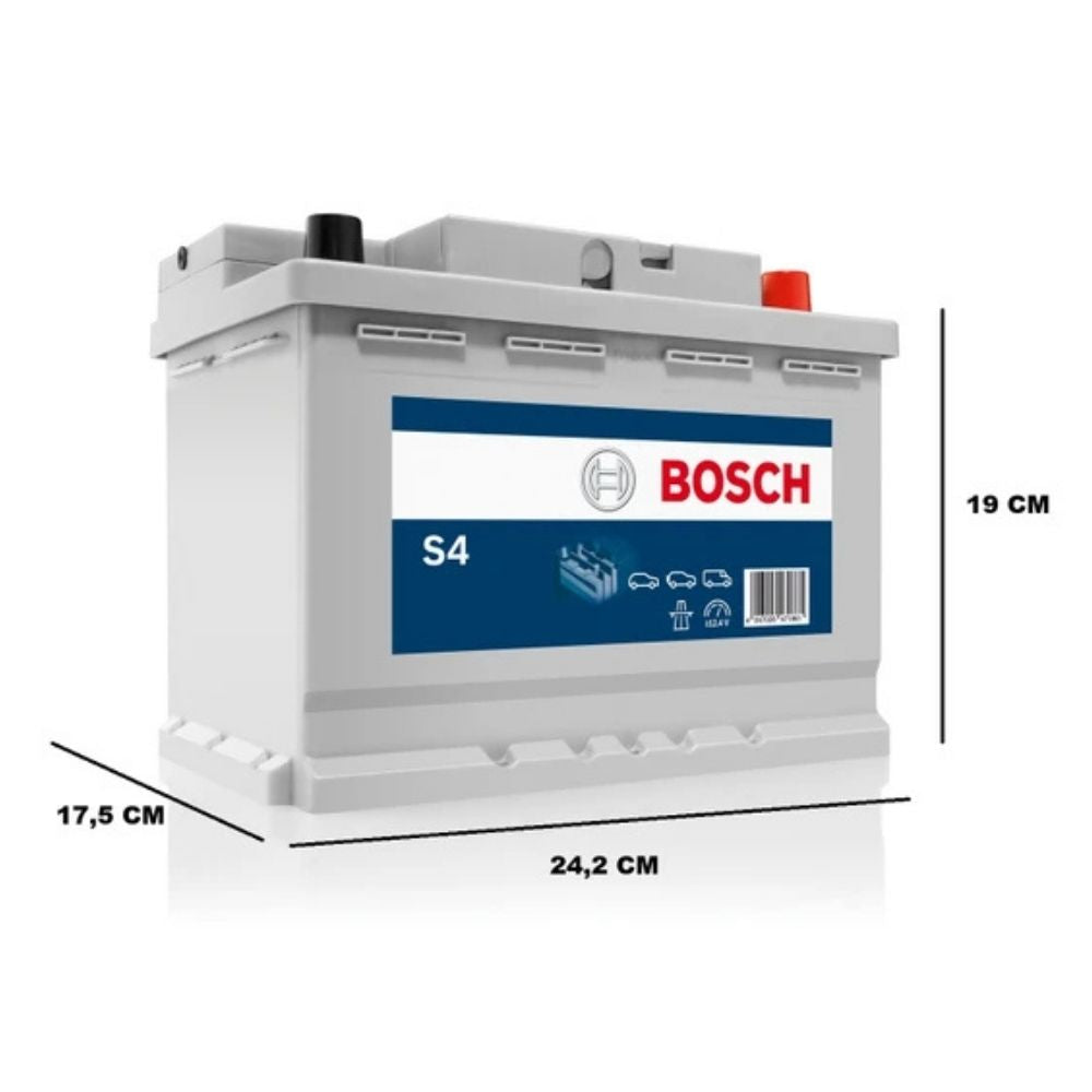 Bosch S4 043 Silver 12V 62 Ah 540CCA Akü Modelleri