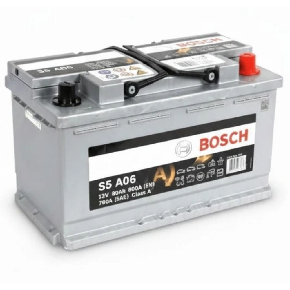 Bosch S5 A06 AGM Start-Stop 12V 80 Ah 800CCA Akü