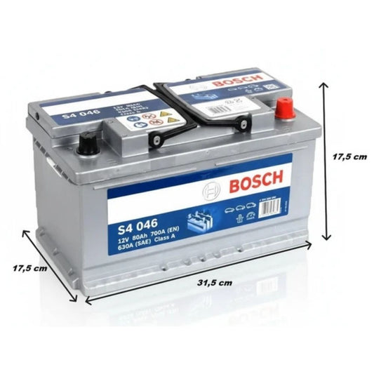Bosch S4 046 12V 80 Ah Akü Modelleri