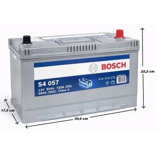 Bosch S4 057 12V 95 Ah 720A (EN) Akü Modelleri