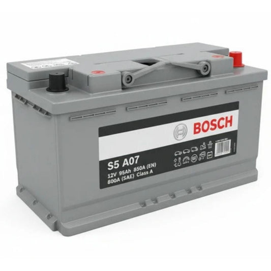 Bosch S5 A07 AGM Start-Stop 12V 95 Ah 850A (EN) Akü