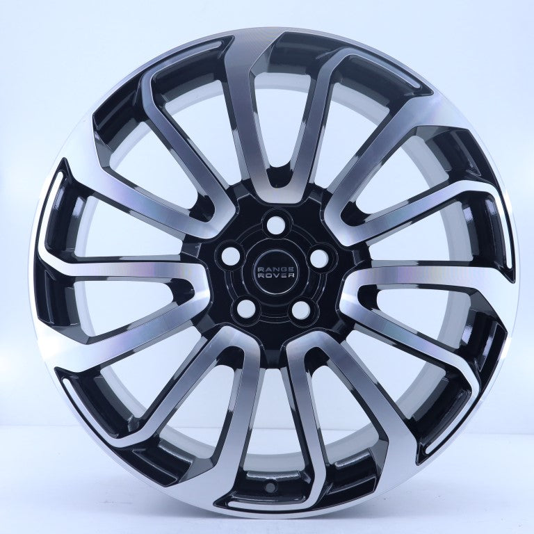 R1 Wheels 22 inç 5*120 ET45 Siyah Jant Takımı (J-325) - KolayOto