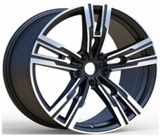 R1 Wheels 19 inç 5*112 ET37 Parlak Siyah Jant Takımı (J-4340)