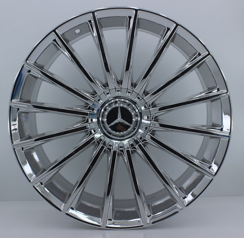 R1 Wheels 20 inç 5*112 ET35 Krom Jant Takımı (J-406) - KolayOto