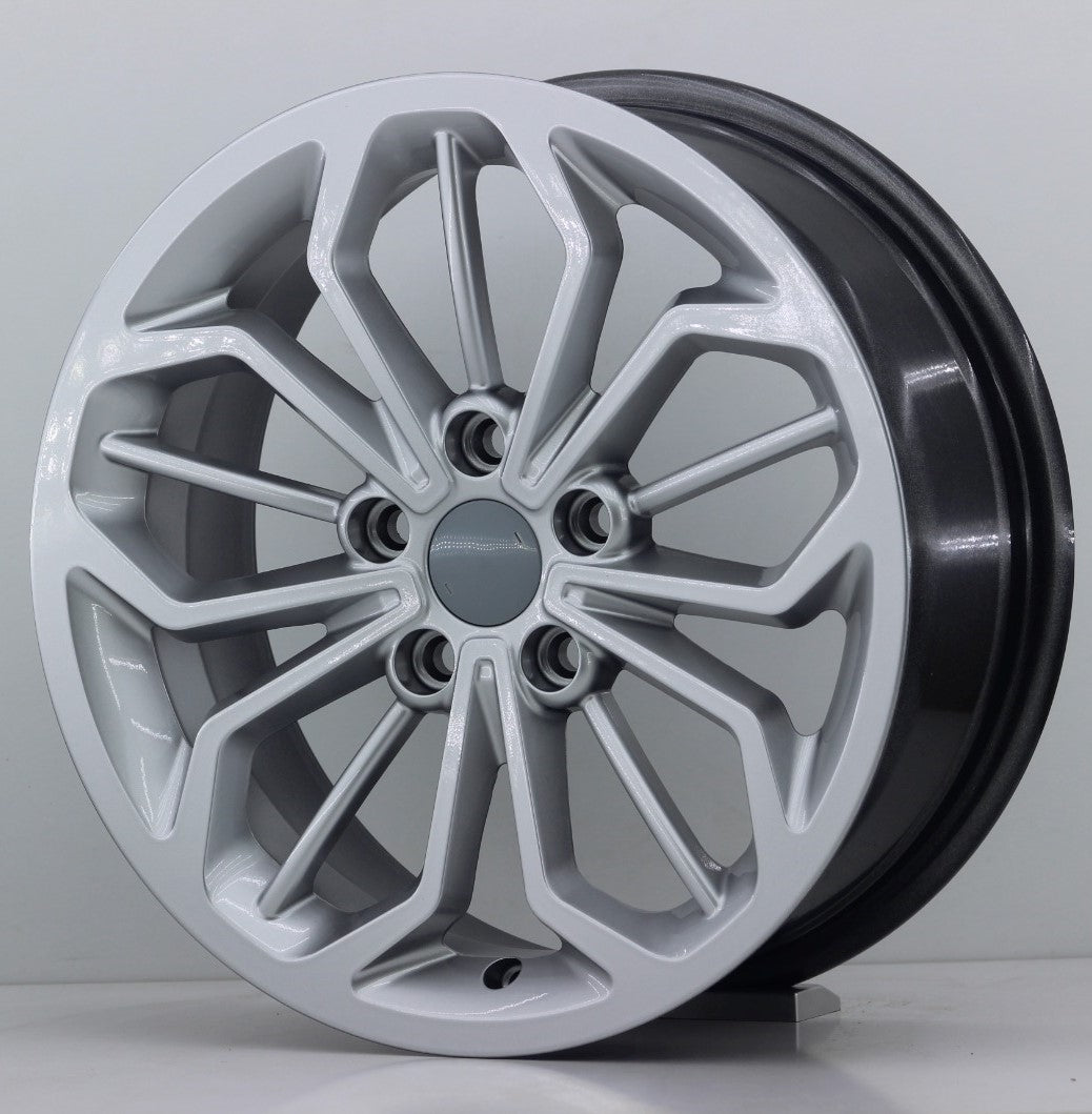 R1 Wheels 16 inç 5*108 ET35 Metalik Gri Jant Takımı (J-1285) - KolayOto