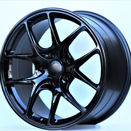 R1 Wheels 18 inç 5*112 ET40 Siyah Jant Takımı (J-3664) - KolayOto