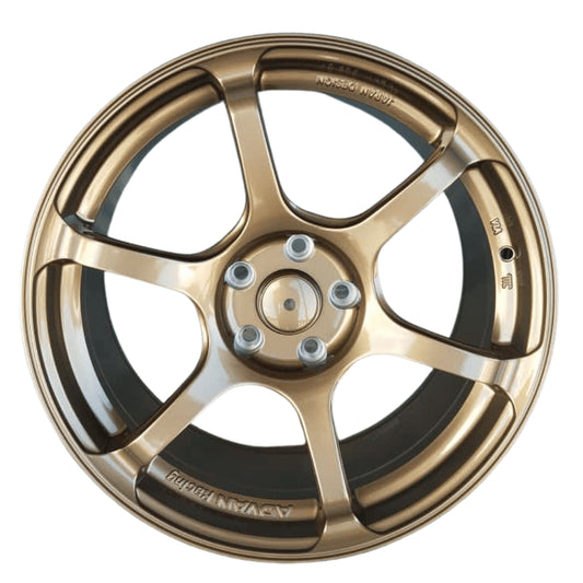R1 Wheels 18 inç 5*114.3 ET38 Bronz Jant Takımı (J-4342)