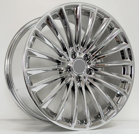 R1 Wheels 19 inç 5*112 ET38 Krom Jant Takımı (J-3692)