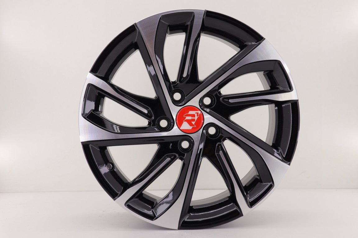 R1 Wheels 16 inç 5*108 ET35 Siyah Jant Takımı (J-1506) - KolayOto