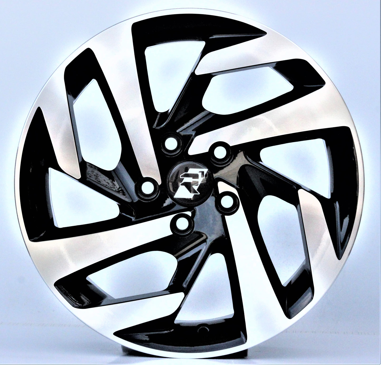 R1 Wheels 16 inç 5*114.3 ET35 Parlak Siyah Jant Takımı (J-180) - KolayOto