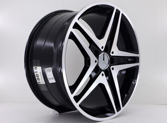 R1 Wheels 18 inç 5*112 ET38 Siyah Jant Takımı (J-1346) - KolayOto