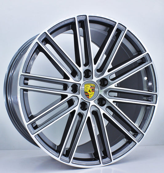 R1 Wheels 21 inç 5*130 ET62 Füme Jant Takımı (J-1443) - KolayOto