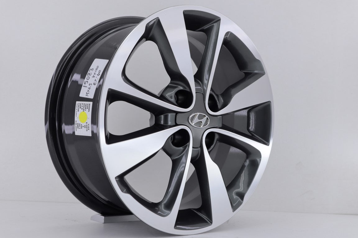 R1 Wheels 15 inç 4*100 ET35 Füme Jant Takımı (J-3119) - KolayOto