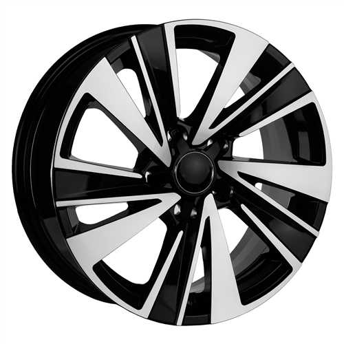R1 Wheels 17 inç 5*114.3 ET30 Siyah Jant Takımı (J-3712) - KolayOto