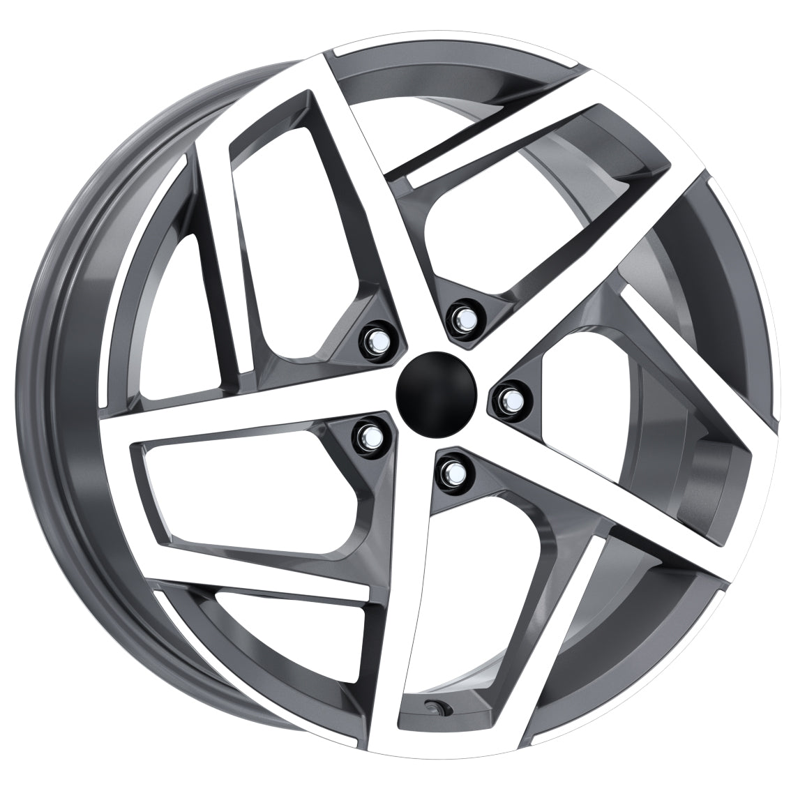 R1 Wheels 18 inç 5*112 ET50 Füme Jant Takımı (J-3781) - KolayOto