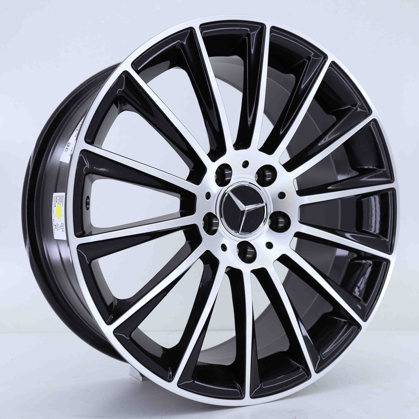 R1 Wheels 18 inç 5*112 ET43 Siyah Jant Takımı (J-2214) - KolayOto