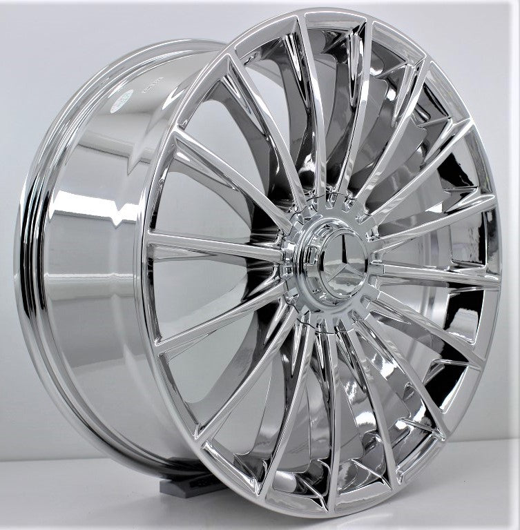 R1 Wheels 20 inç 5*112 ET35 Krom Jant Takımı (J-463) - KolayOto