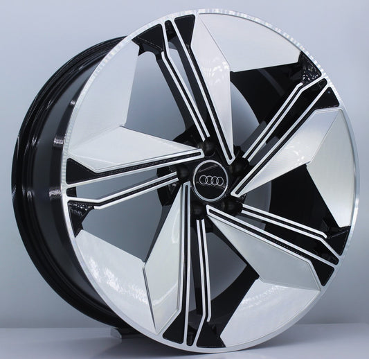 R1 Wheels 22 inç 5*112 ET20 Mat Siyah Jant Takımı (J-723) - KolayOto