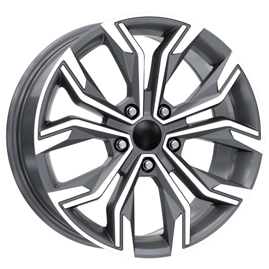 R1 Wheels 17 inç 4*100 ET40 Füme Jant Takımı (2400) - KolayOto