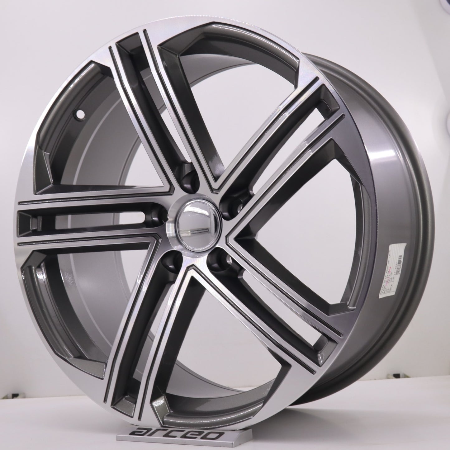 R1 Wheels 19 inç 5*112 ET30 Füme Jant Takımı (J-197) - KolayOto