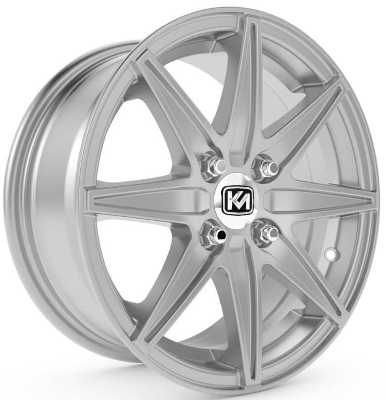 R1 Wheels 14 inç 4*108 ET20 Metalik Gri Jant Takımı (J-1437) - KolayOto