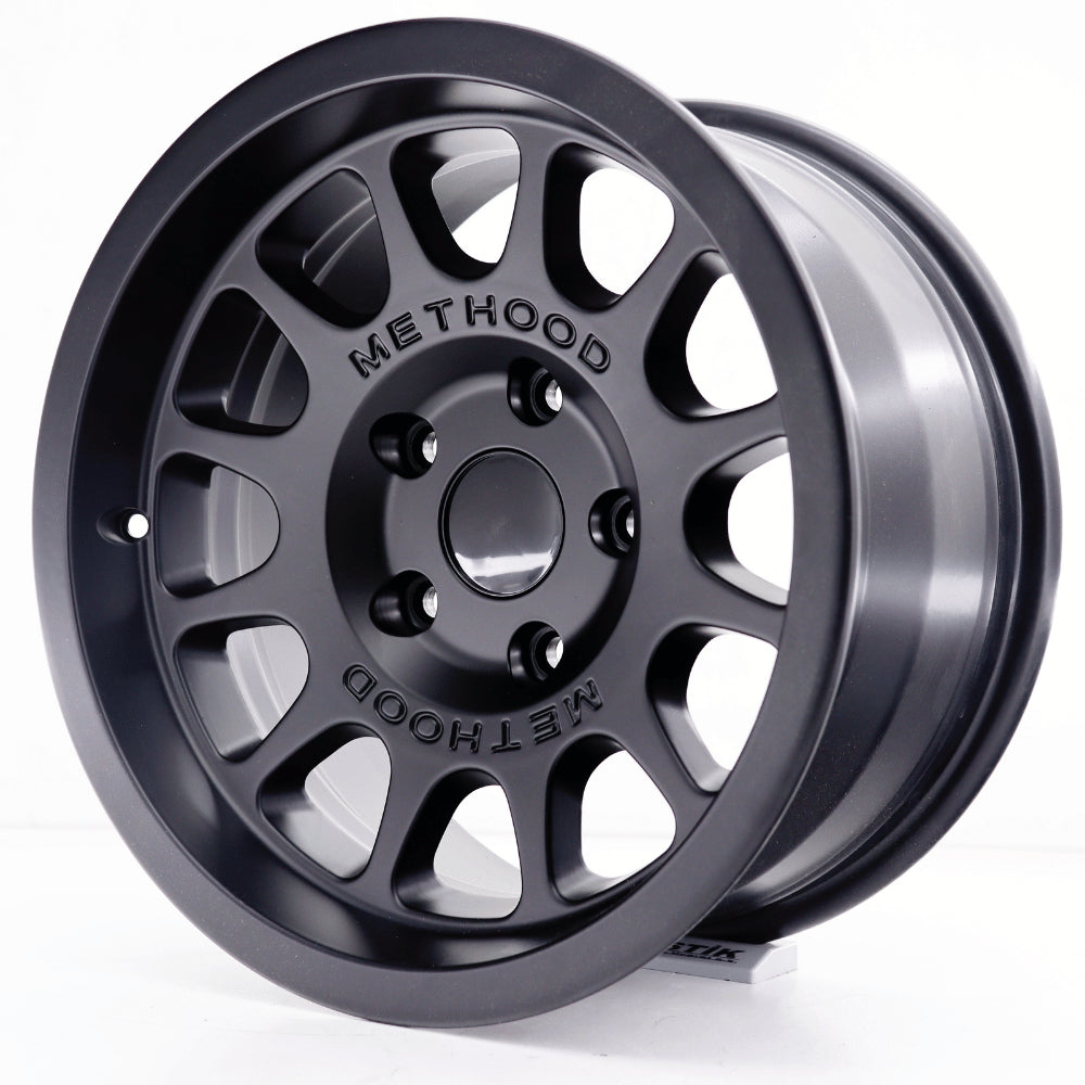R1 Wheels 16 inç 6*139.7 ET-25 Mat Siyah Jant Takımı (J-3677) - KolayOto