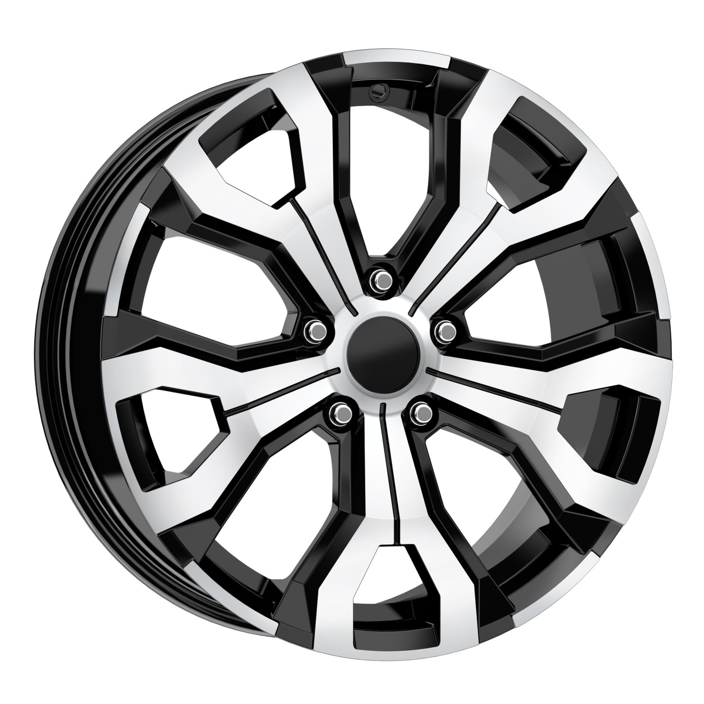 R1 Wheels 17 inç 5*114.3 ET35 Parlak Siyah Jant Takımı (J-4262)