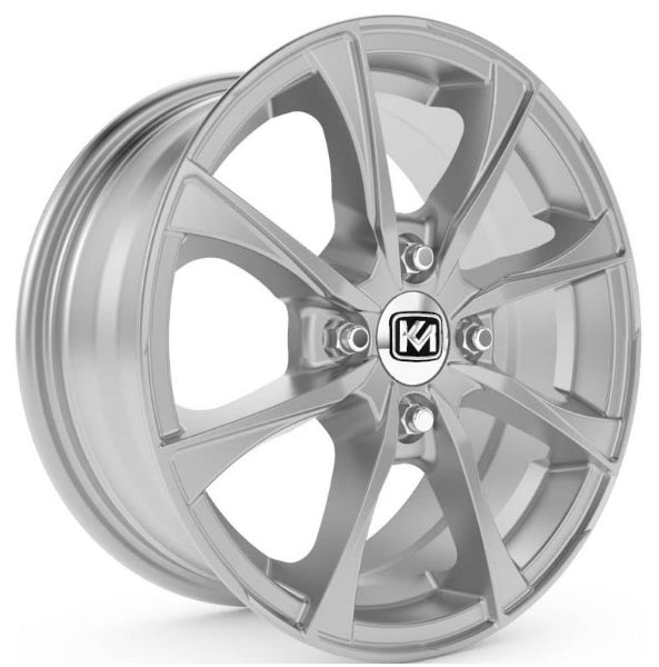 R1 Wheels 14 inç 4*100 ET35 Metalik Gri Jant Takımı (J-3142) - KolayOto