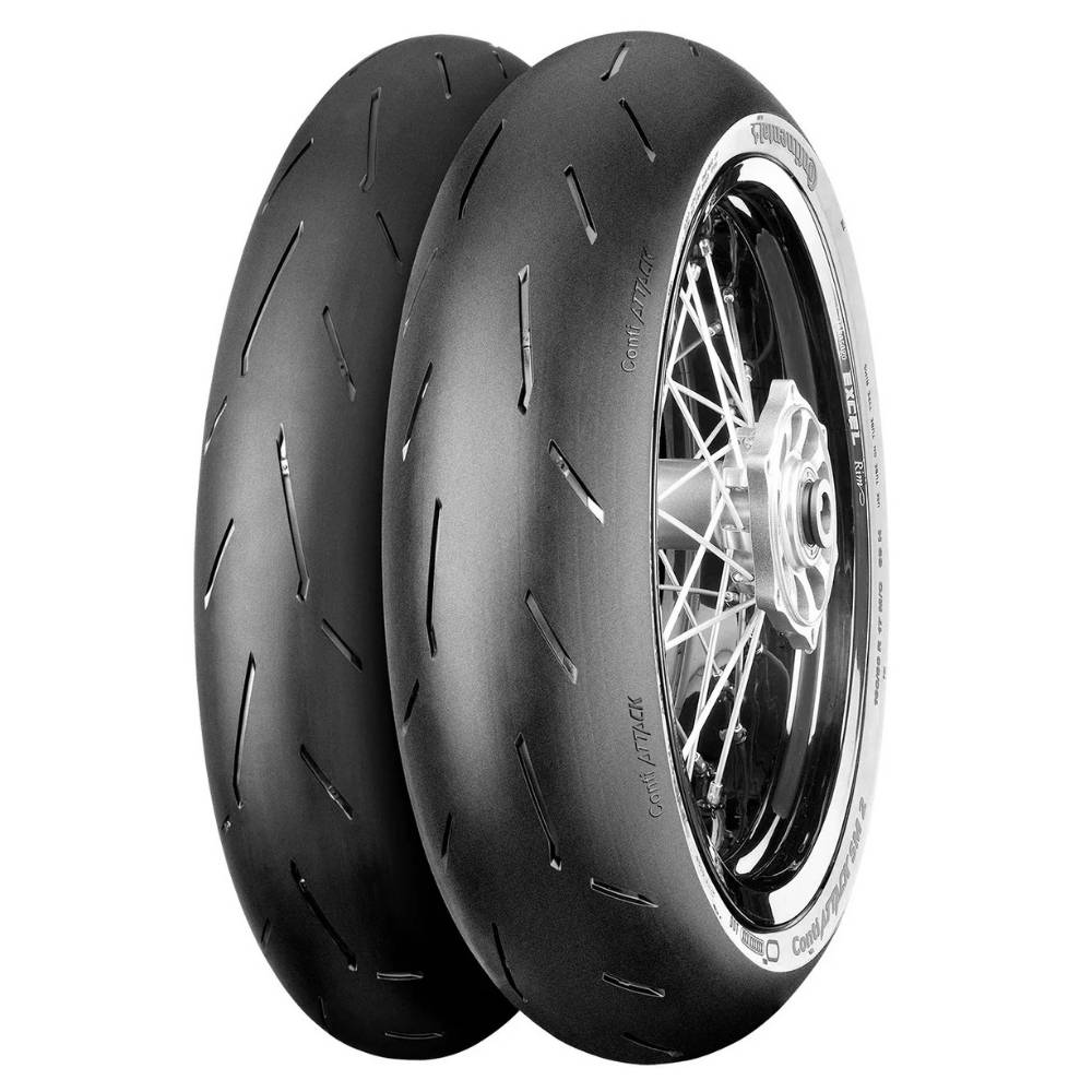 Continental ContiAttack SM 2 110/70ZR17 ve 150/60ZR17 Motosiklet Ön-Arka Takım Lastiği