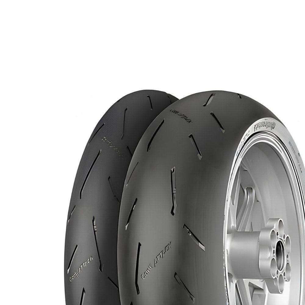 Continental ContiRaceAttack 2 Street 120/70ZR17 ve 180/55ZR17 Motosiklet Ön-Arka Takım Lastiği Modelleri