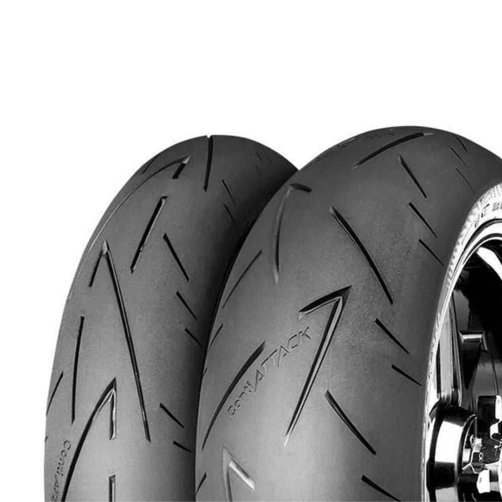Continental ContiSportAttack 2 Benelli TNT 600 120/70ZR17 ve 180/55ZR17 Motosiklet Ön-Arka Takım Lastiği