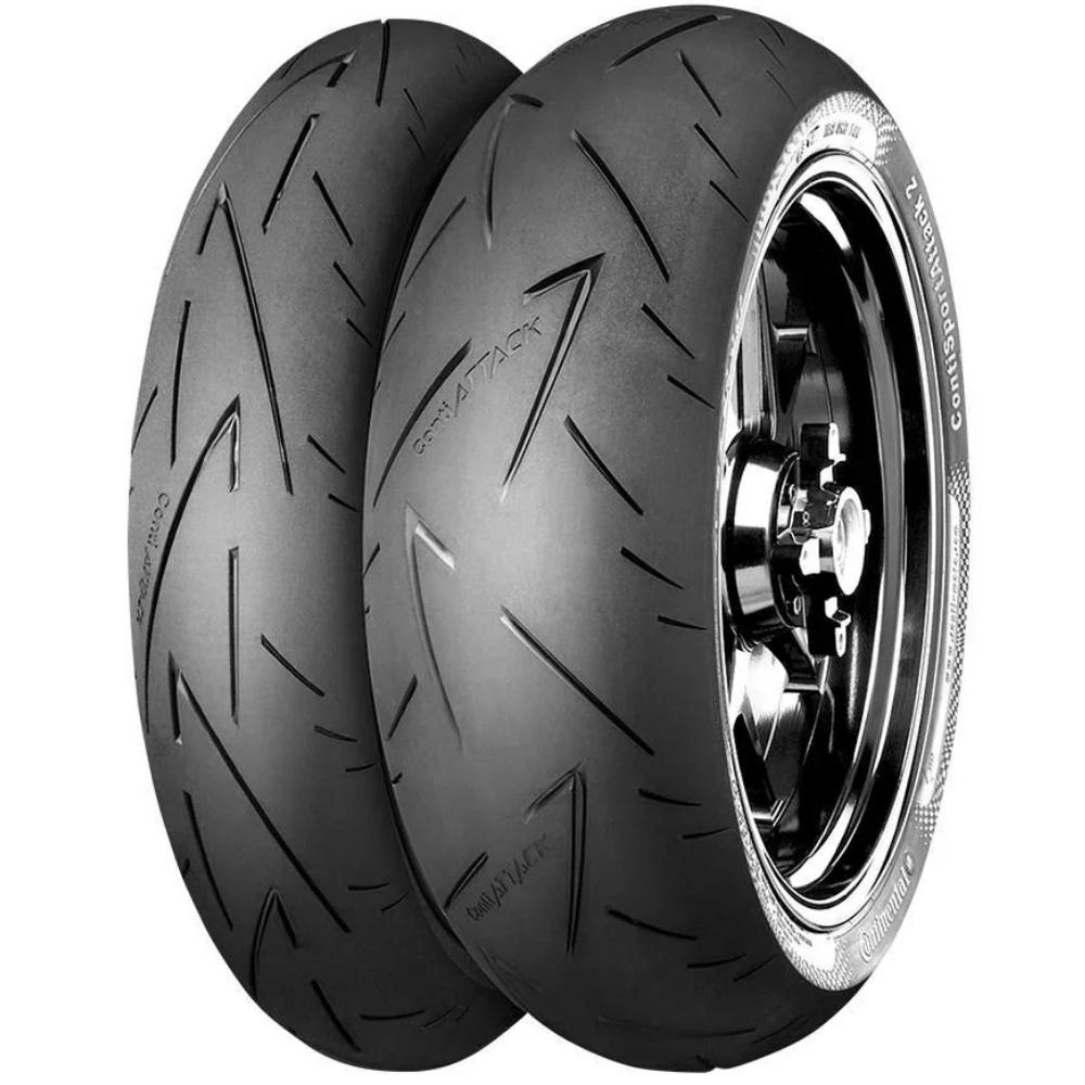 Continental ContiSportAttack 2 Benelli TNT 600 120/70ZR17 ve 180/55ZR17 Motosiklet Ön-Arka Takım Lastiği
