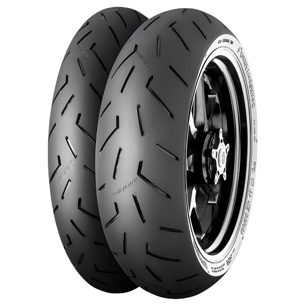 Continental ContiSportAttack 4 120/70ZR17 ve 180/55ZR17 Motosiklet Ön-Arka Takım Lastiği