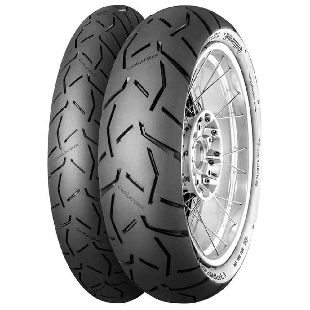 Continental ContiTrailAttack 3 90/90-21 ve 130/80-17 Motosiklet Ön-Arka Takım Lastiği